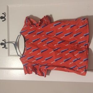 Nooworks KNIVES ruffle top, large